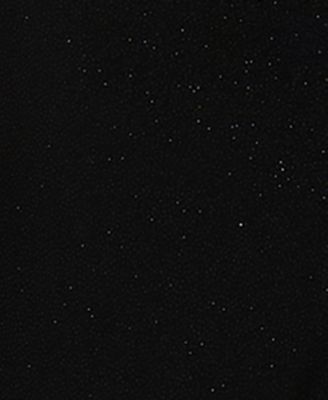 Juniors' Glitter Knit Gown