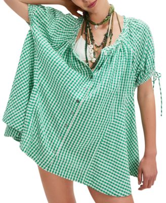 Women's Farley Gingham Tunic Top