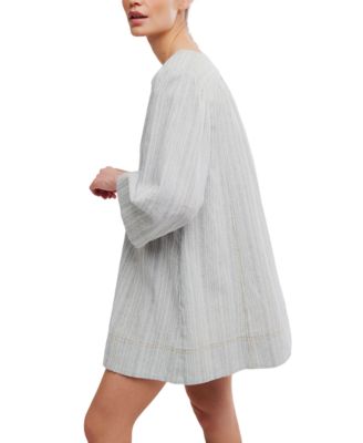 Women's Goldie Balloon-Sleeve V-Neck Dress