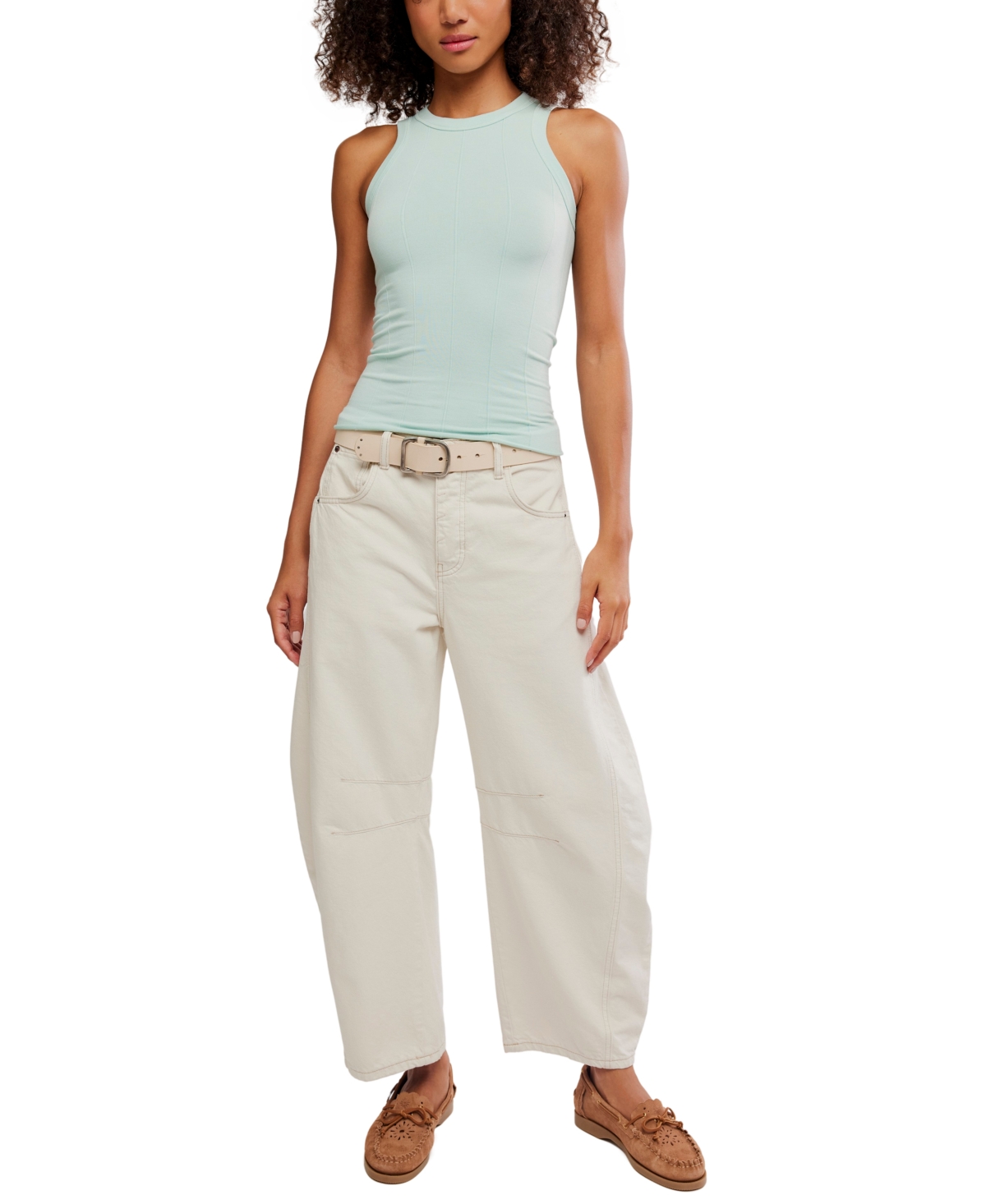 Free People Women's So Soft Seamless Crew Neck Tank Top