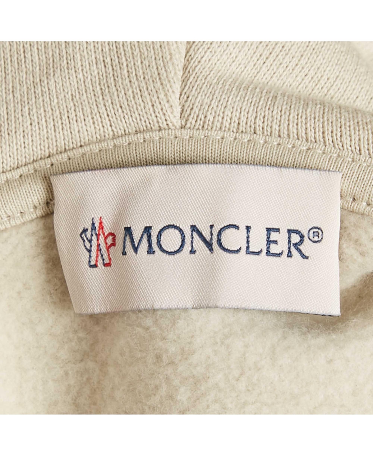 Pre-Owned Moncler Men's X Adidas Grey Cotton And Puffer Trim Hoodie