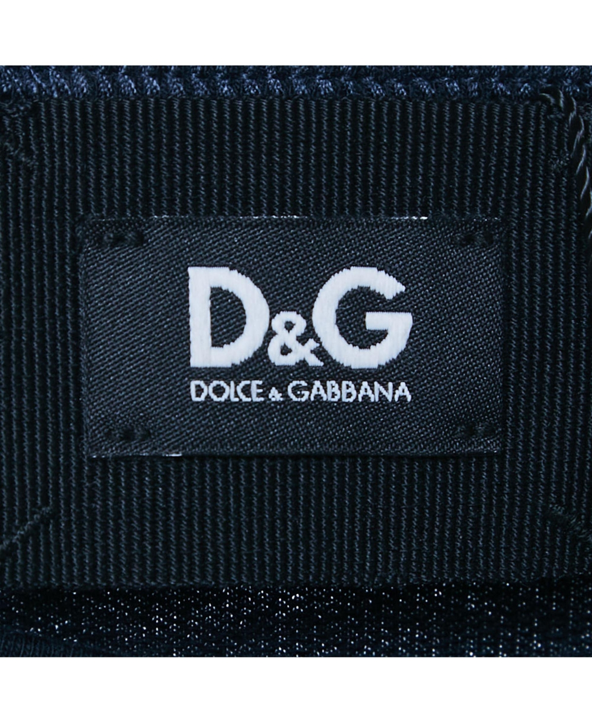 Pre-Owned Dolce & Gabbana Men's Navy Blue Printed French Terry Pullover