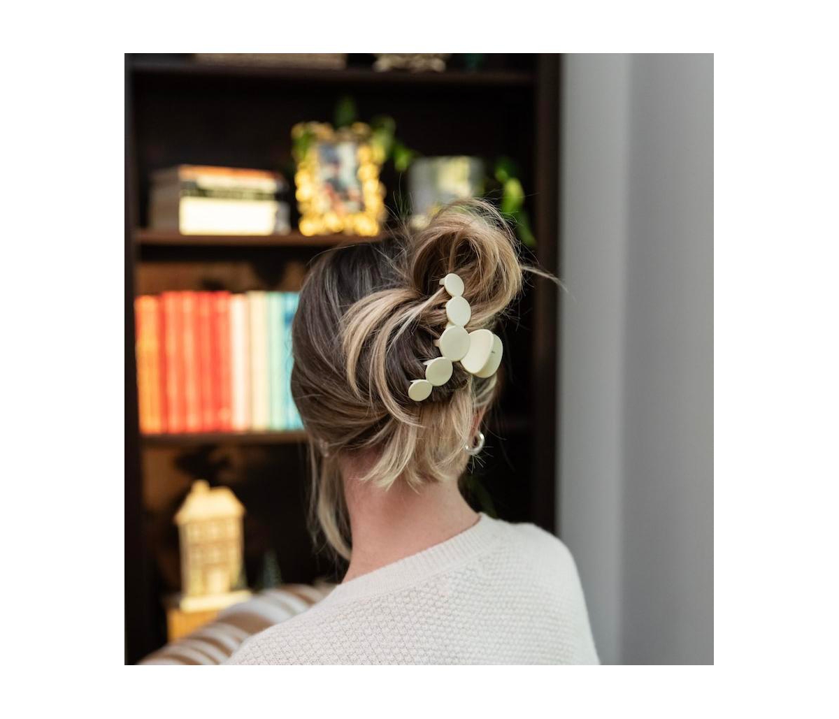 Headbands of Hope Women's Matte Dot Claw Clip - Cream