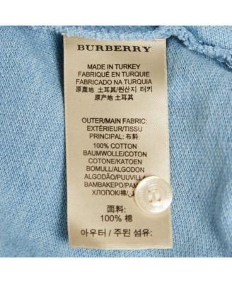 Men's Brit Blue Cotton Knit T-Shirt