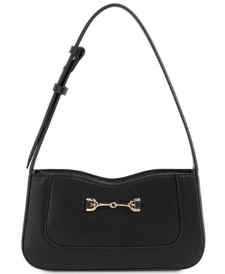 Loraine Top Zip Leather Small Shoulder Bag
