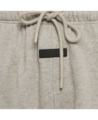 Women's Grey Cotton Knit Fleece Lined Sweatpants