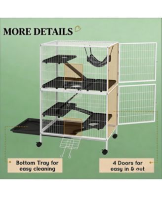 Mobile Cat Habitat on Wheels - A Secure, Roaming Home for Your Feline