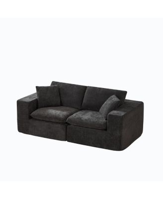 Modern Chenille Cloud Sofa - Freely Combinable, Comfortable Living Room Furniture