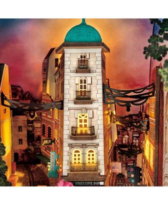 DIY 3D Book Nook Kit: Street Scene 196 pieces