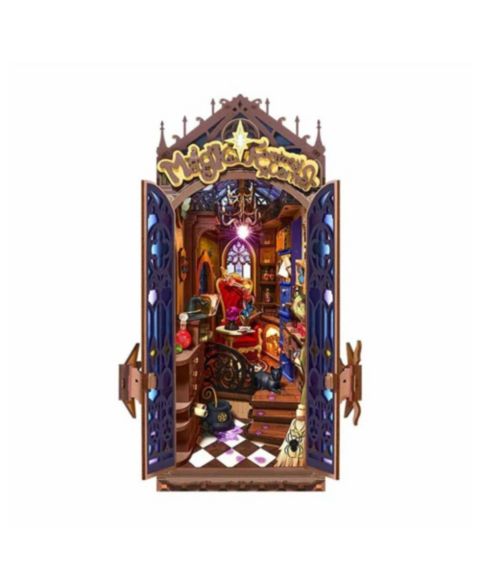 Детские конструкторы Flash Popup Magic Fantasy Corner 185-Piece 3D Wooden DIY Book Nook Kit, Ages 14+