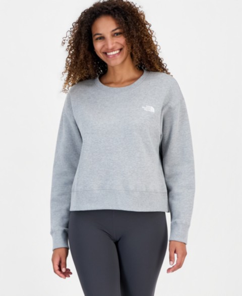 Женские The North Face Women's Evolution Cotton Half Dome Logo Crop Sweatshirt