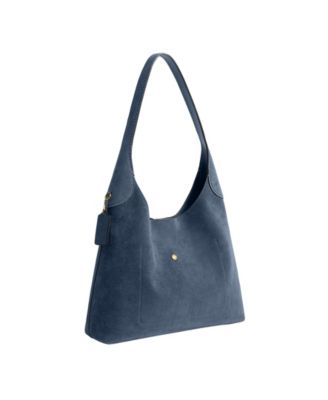 Brooklyn Large Suede Shoulder Bag 34