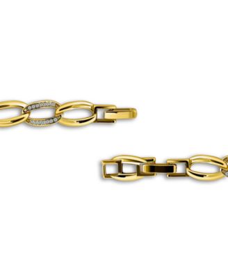 3/8 ct. t.w Cubic Zirconia Pave Open Link Bracelet