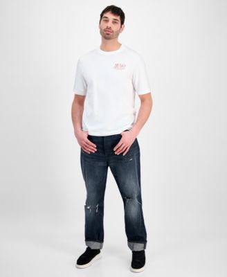 Hugo by Men's Fish Print T-Shirt