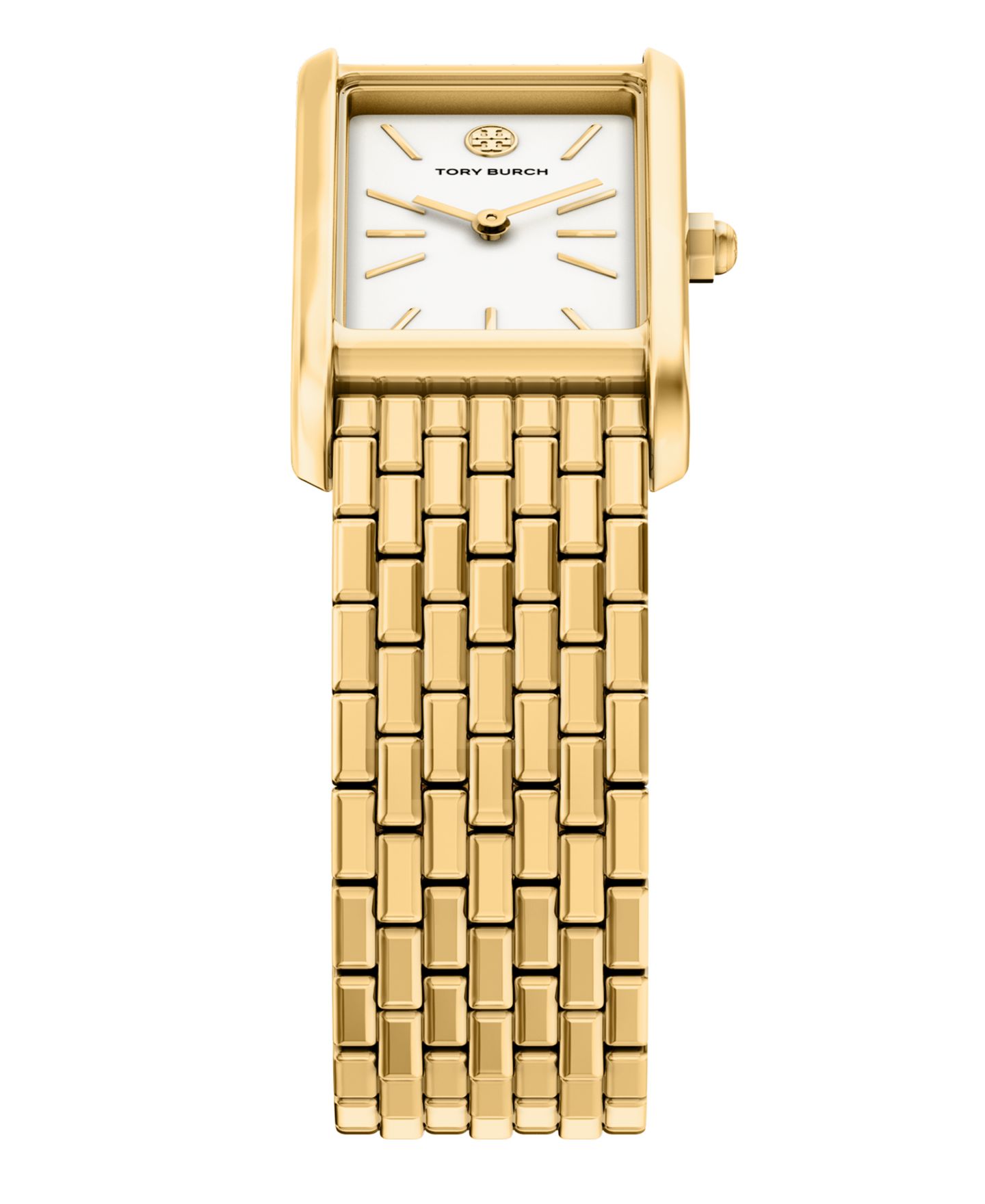 Женские часы Tory Burch The Eleanor Slim Quartz Two-Hand Gold Stainless Steel Watch, 22mm — фото 3
