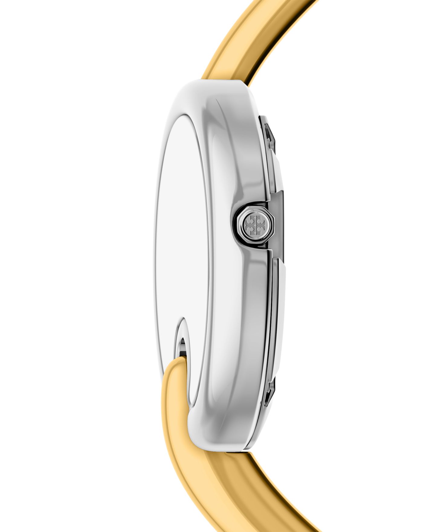 Женские часы Tory Burch The Pierced Small Quartz Two-Hand Gold Stainless-Steel Watch, 22mm — фото 2