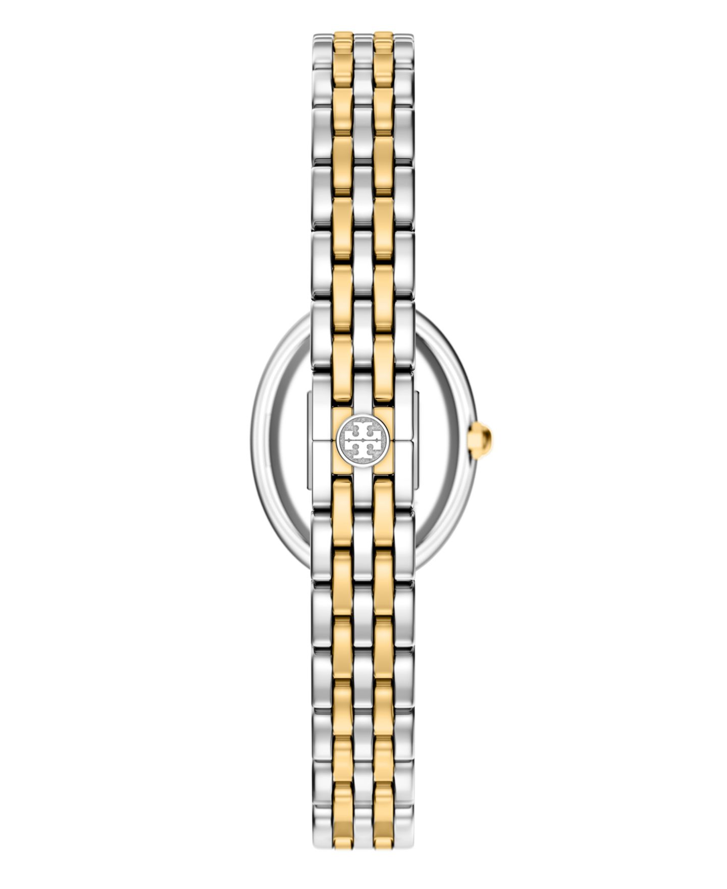 Женские часы Tory Burch The Oval Quartz Two-Hand Two-Tone Stainless-Steel Watch, 22mm — фото 3