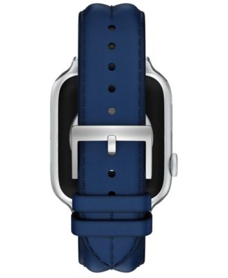 Women's Apple Blue Leather Strap, 22mm