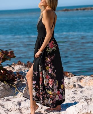 Women's No Explanation Floral Maxi Beach Dress