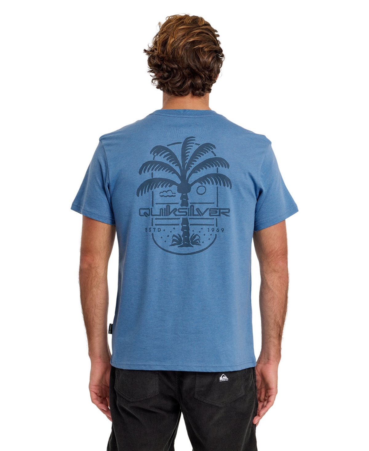 Quiksilver Men's Uno Palm Print Short-Sleeve T-Shirt