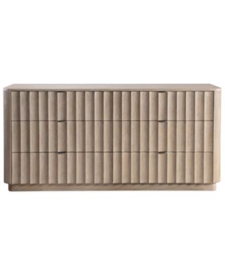 3-Pc. Wood Loggia Bedroom Set California King Bed, Dresser and Nightstand