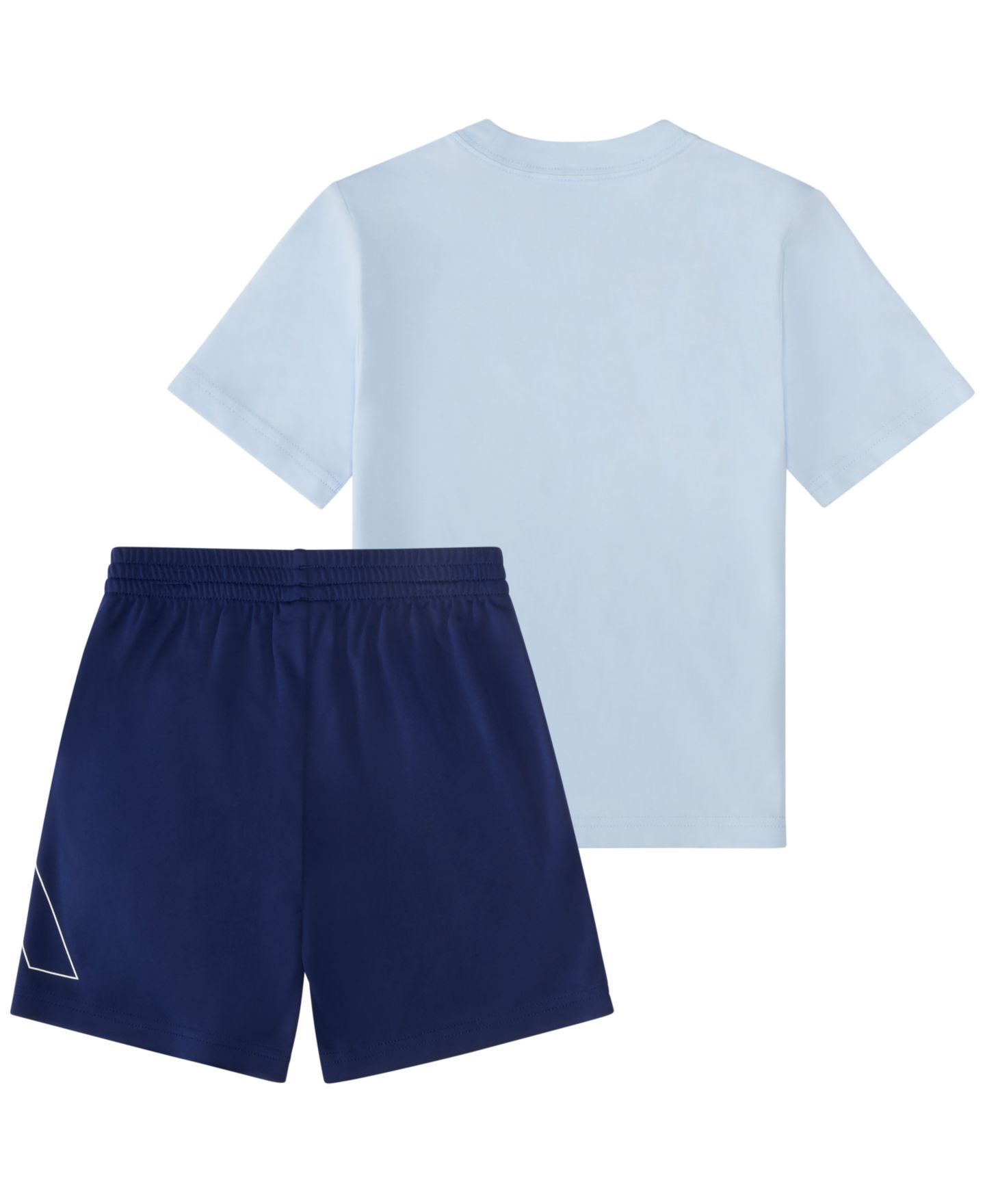 Детский комплект adidas для малыша: футболка с принтом и шорты, 2 предмета, цвет: Синий — фото 2