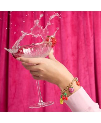 Tropical Fruit Charm Bracelet