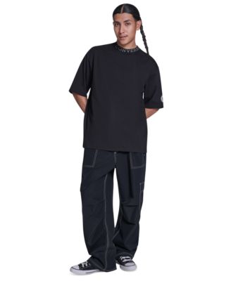 Men's Short-Sleeve Mock-Neck T-Shirt