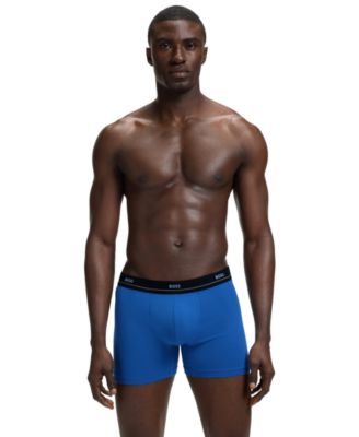 Men's Essentials Boxer Briefs Underwear, 5-Pack Set