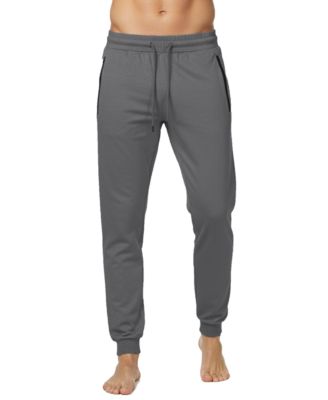 Men's Slim-Fit Tech Joggers Zipper Pockets Sweatpants