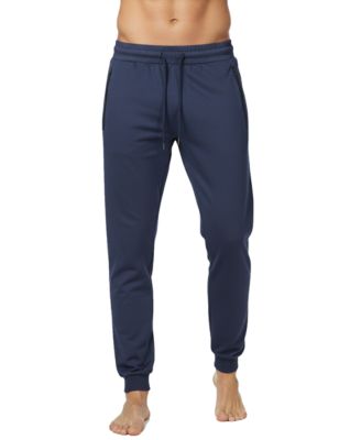 Men's Slim-Fit Tech Joggers Zipper Pockets Sweatpants