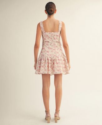 Women's Ruffle Hem Mini Dress