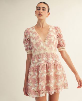 Women's V-Neck Mini Dress