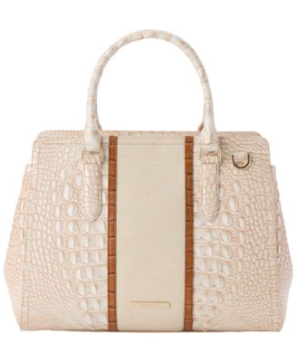 Large Finley Leather Satchel Handbag