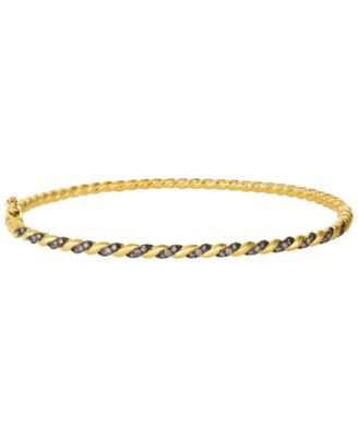 Chocolate Diamond (0.30 ct. t.w.) Bangle in 14k Honey Gold