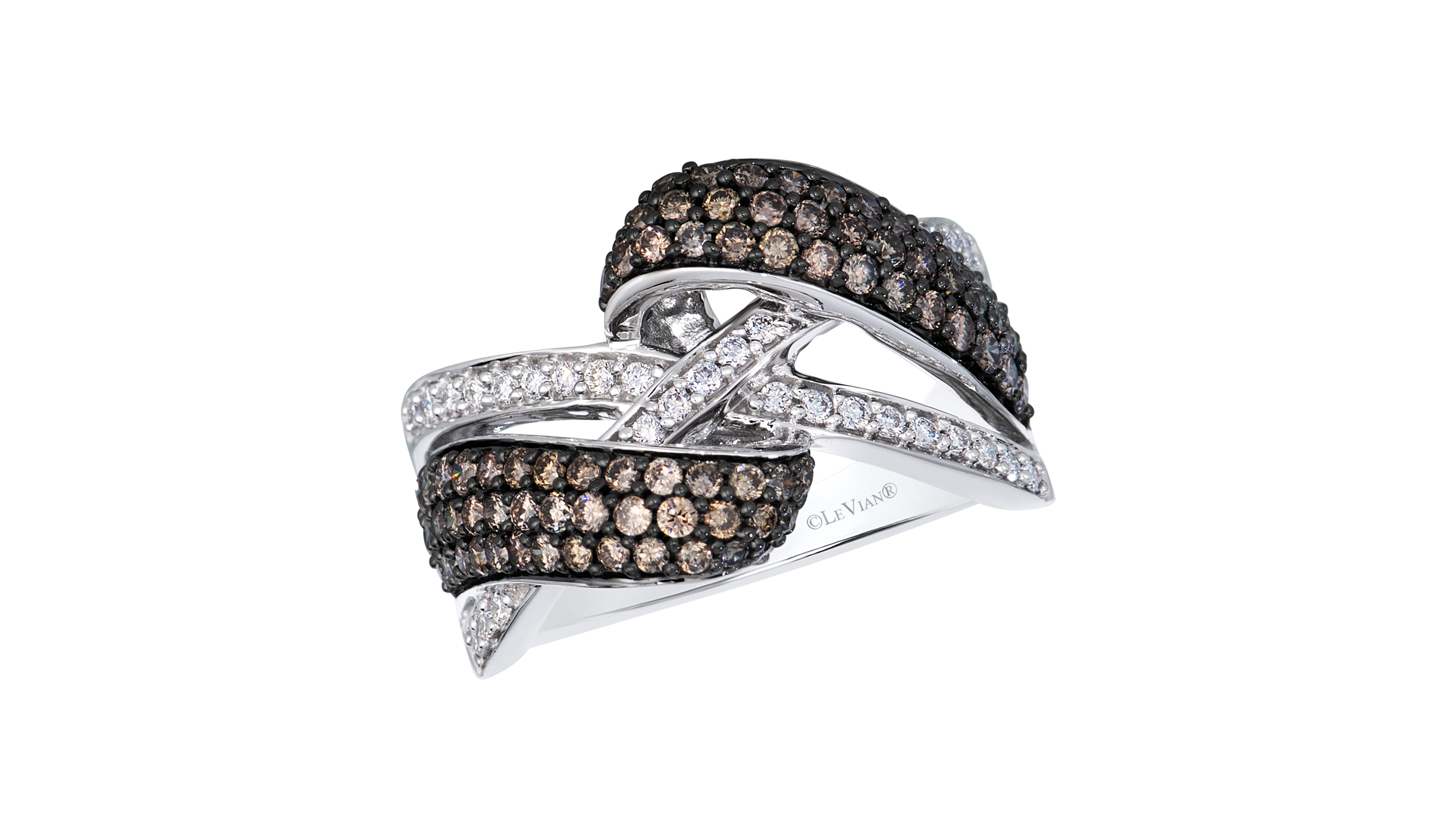 Le Vian Chocolate Diamond (1.03 ct. t.w.) & Vanilla Diamond (0.21 ct. t.w.) Ring in 14k Vanilla Gold