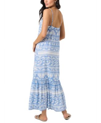 Women's Tasmin Abstract Sweetheart Neck Maxi Dress