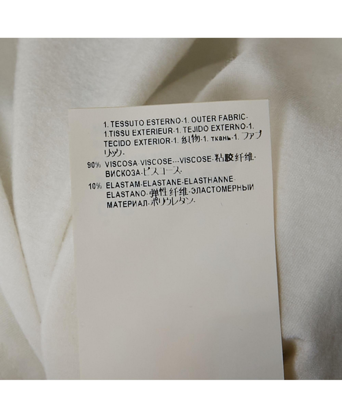 Pre-Owned Versace Women's White Medusa Embellished Jersey T-Shirt