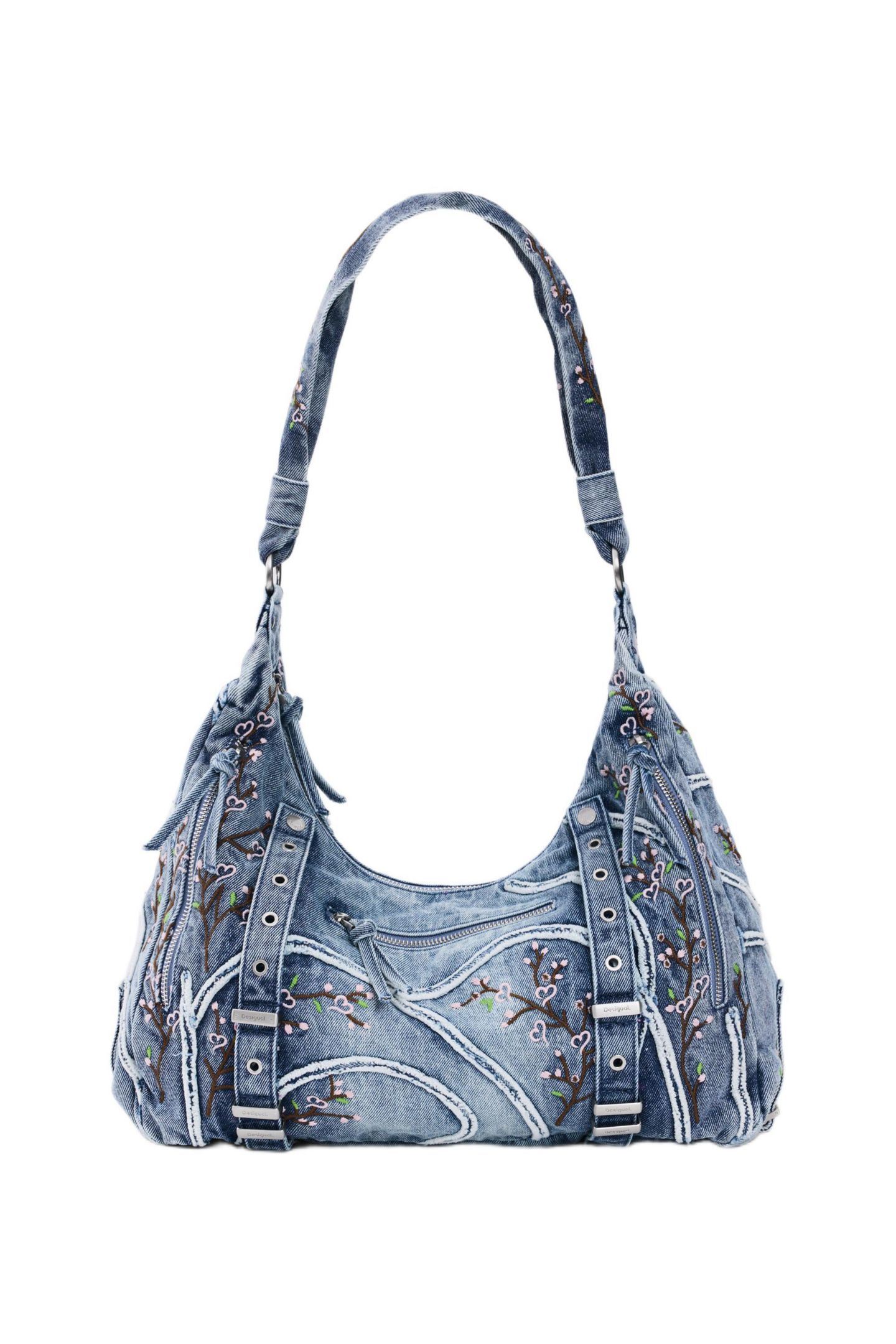 Женская сумка Desigual Denim bag buckles, цвет: Средний синий — фото 1
