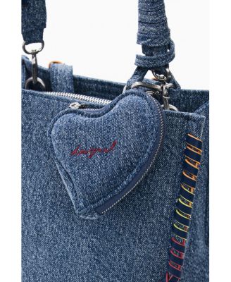 Women's Small denim heart backpack