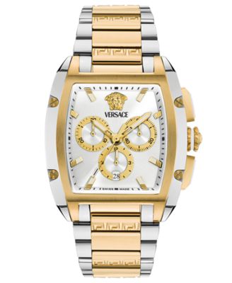 Men's Dominus Two-Tone Stainless Steel Bracelet Watch, 42X50mm