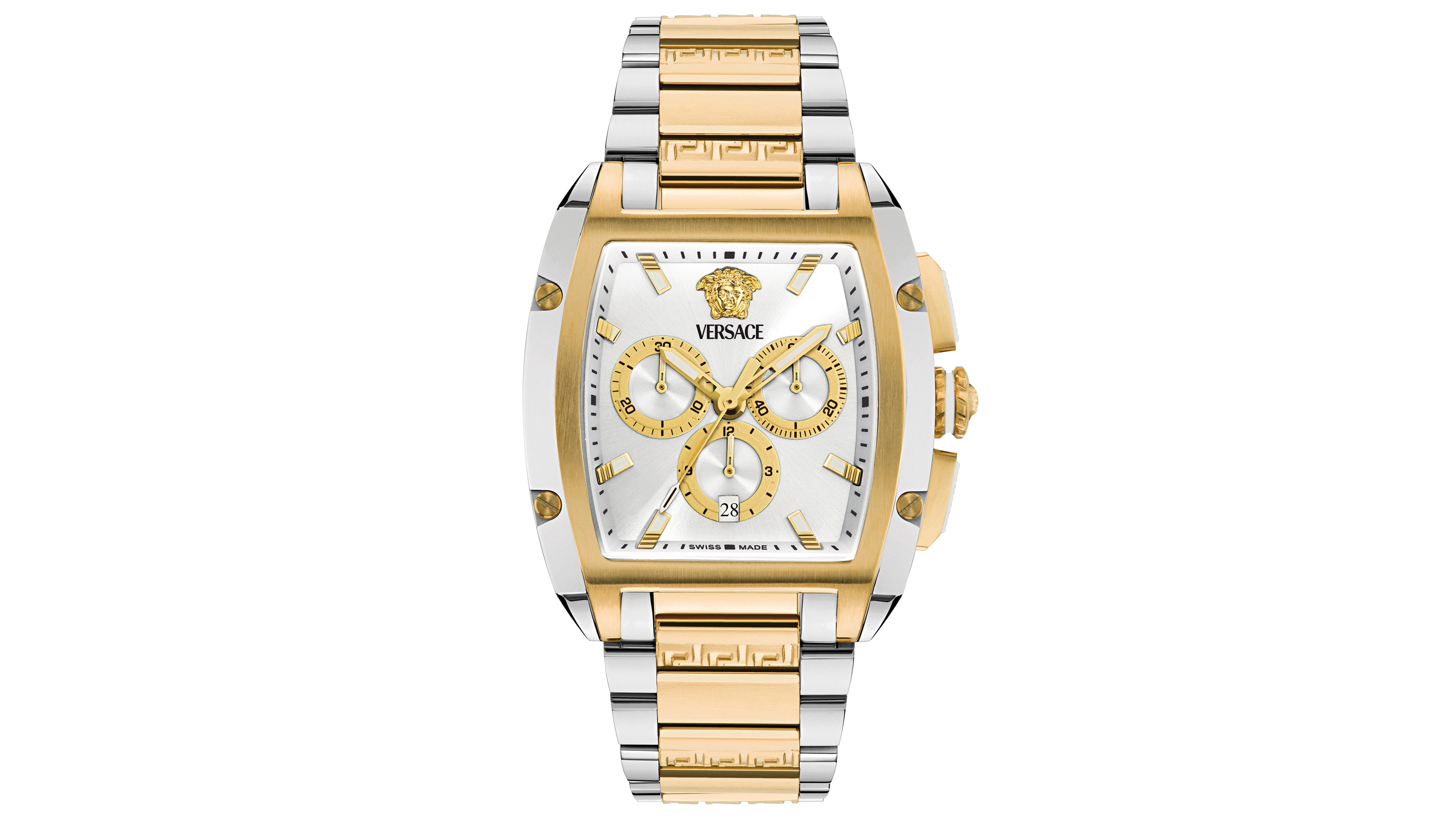 Versace Men's Dominus Two-Tone Stainless Steel Bracelet Watch
