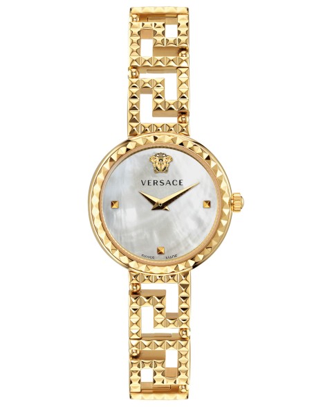 Versace Women's Greca Goddess Gold Stainless Steel Bracelet Watch, 28mm