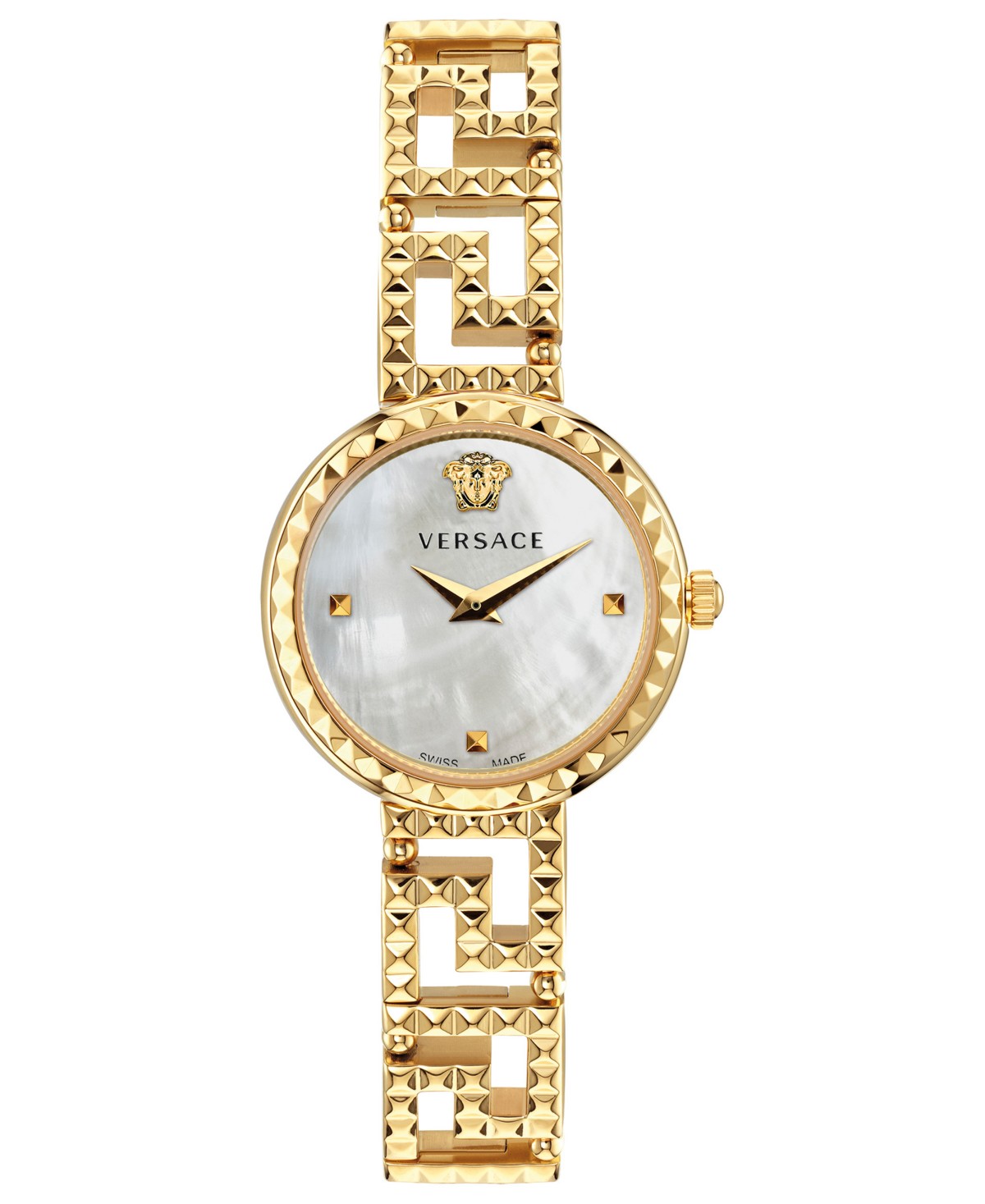 Versace Women's Greca Goddess Gold Stainless Steel Bracelet Watch, 28mm — фото 1