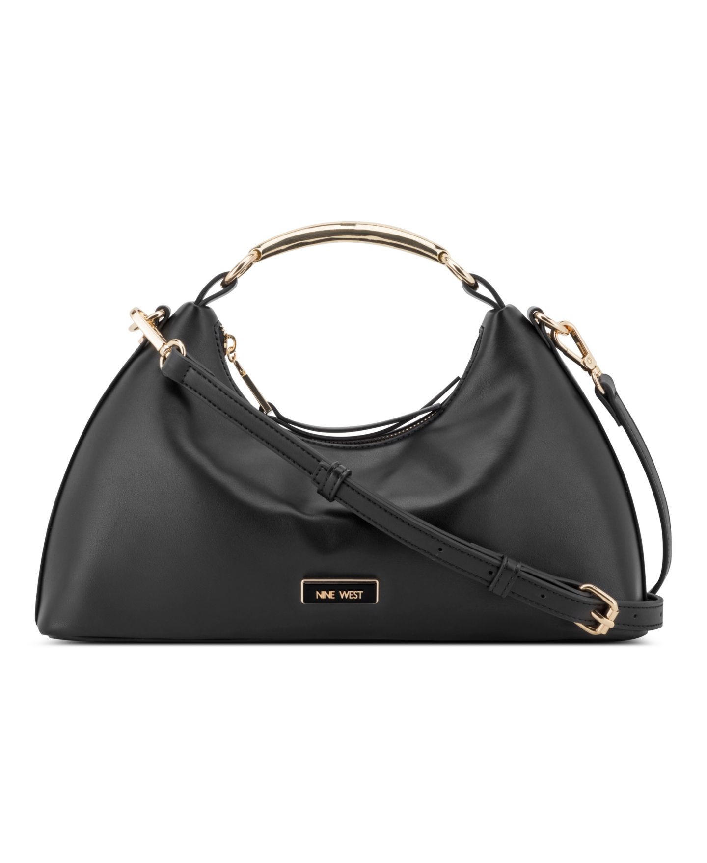 Женская сумка Nine West Viviana Large Top Handle Crossbody, цвет: Чёрный — фото 1