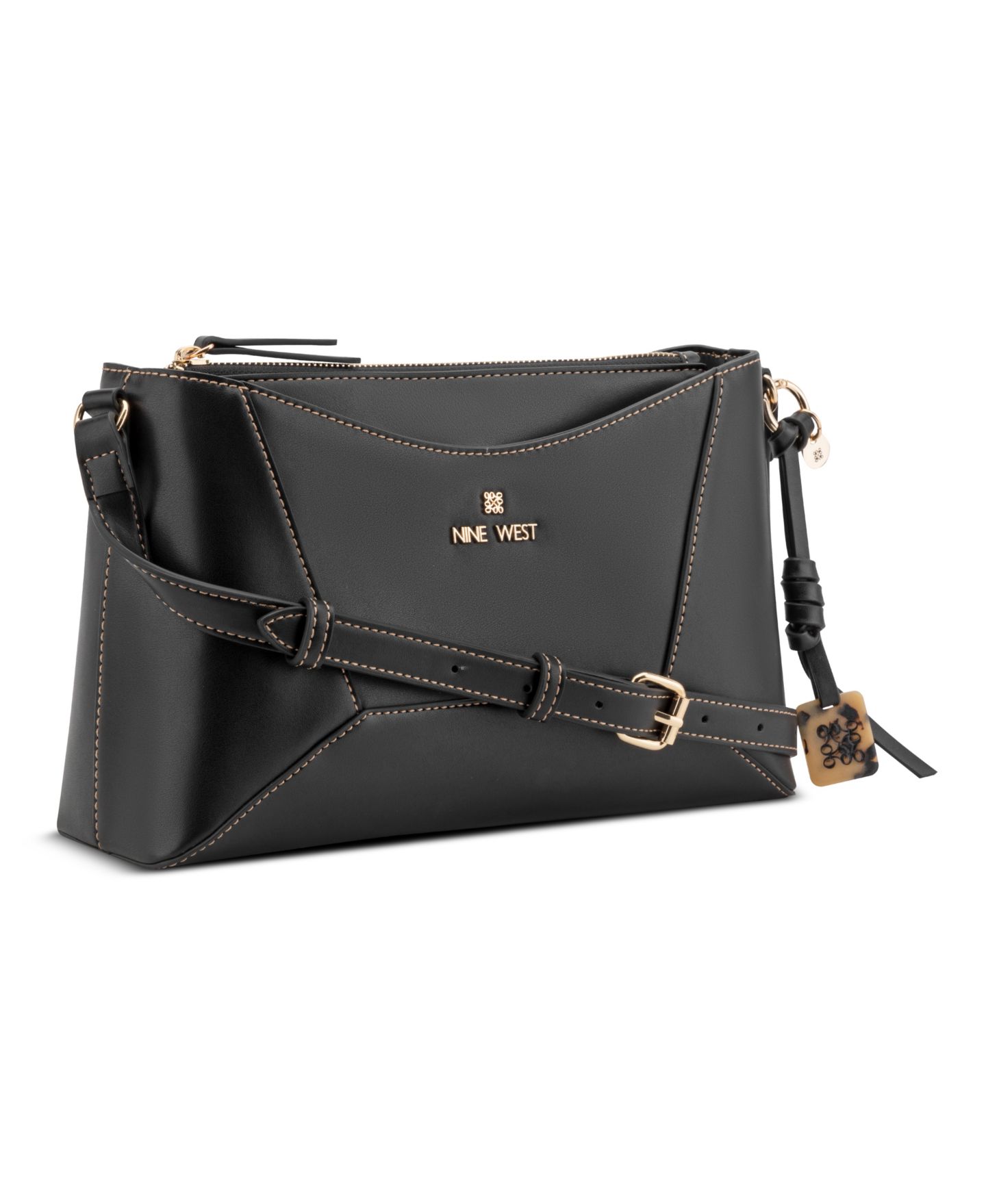 Женская сумка Nine West Zoey Small Crossbody, цвет: Чёрный — фото 3