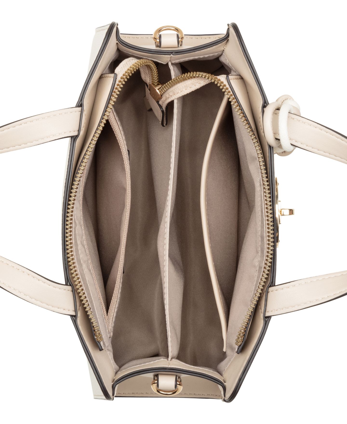 Женская сумка Nine West Khora East West Small Satchel Crossbody, цвет: Кремовый бежевый, вариант 1 — фото 5