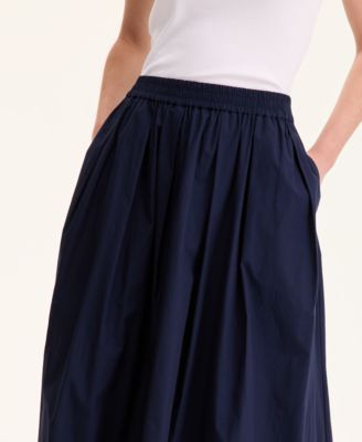 Women's Pull-On Midi Circle Skirt