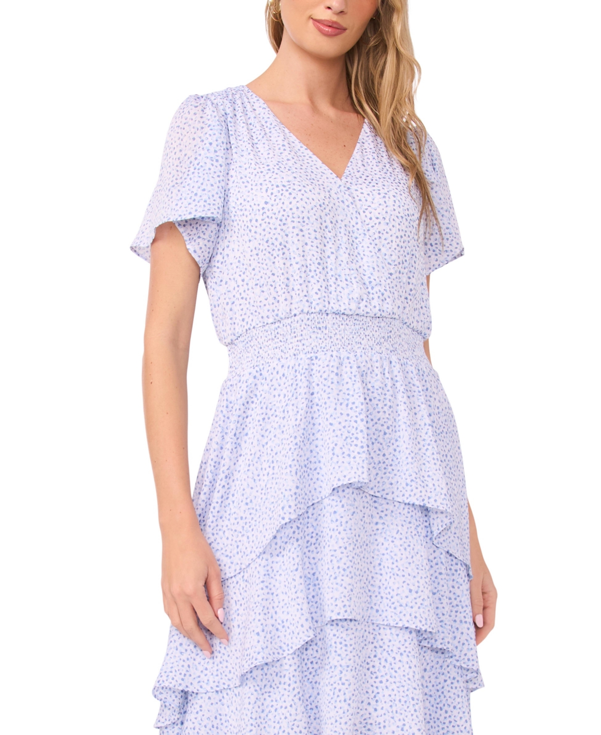 Vince Camuto Women's Four Teir Pull-On Layered Dress