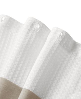 Madison Park Spa Waffle 3M-Scotchgard Shower Curtain, 72" x 78"